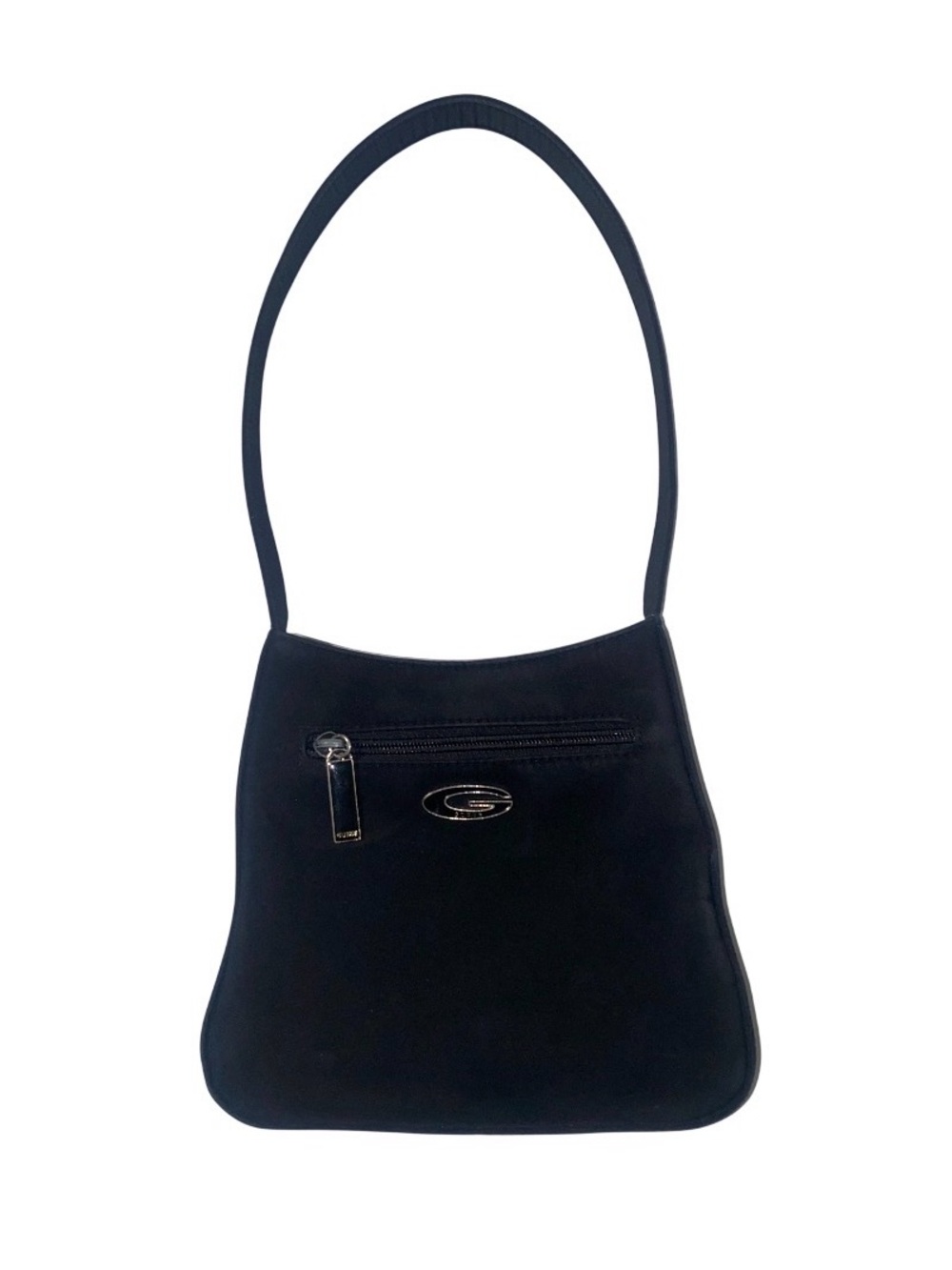 Guess Black Vintage Nylon Shoulder Purse From 90s